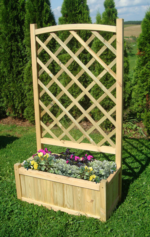 Zest 4 Leisure Planter Box with Trellis & Reviews | Wayfair.co.uk